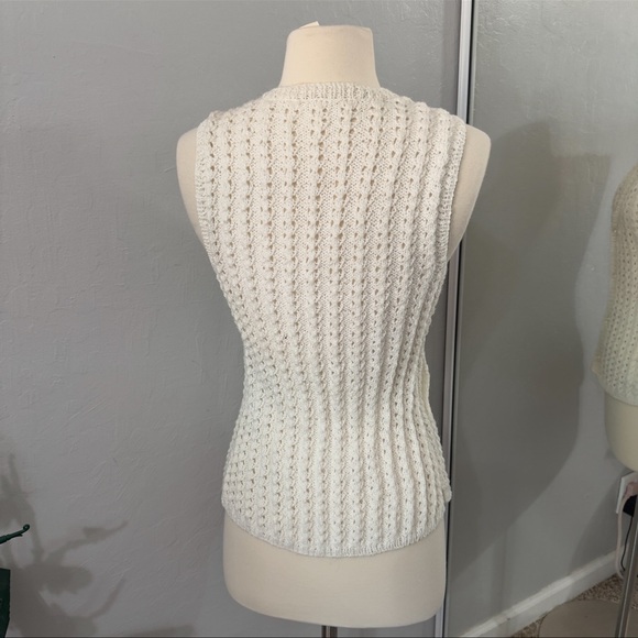 Vintage Hand Knit Sweater Vest - Picture 6 of 8